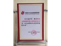 湖北力邦公司荣获“2013年中国中小企业首选服务商”称号